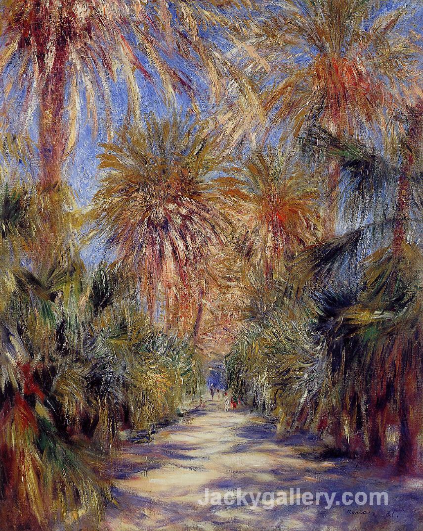 Algiers, the Garden of Essai by Pierre Auguste Renoir paintings reproduction